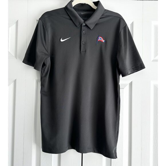 Nike Polo Shirt Mens Size M Dark Gray Corpus Christi - Picture 1 of 9